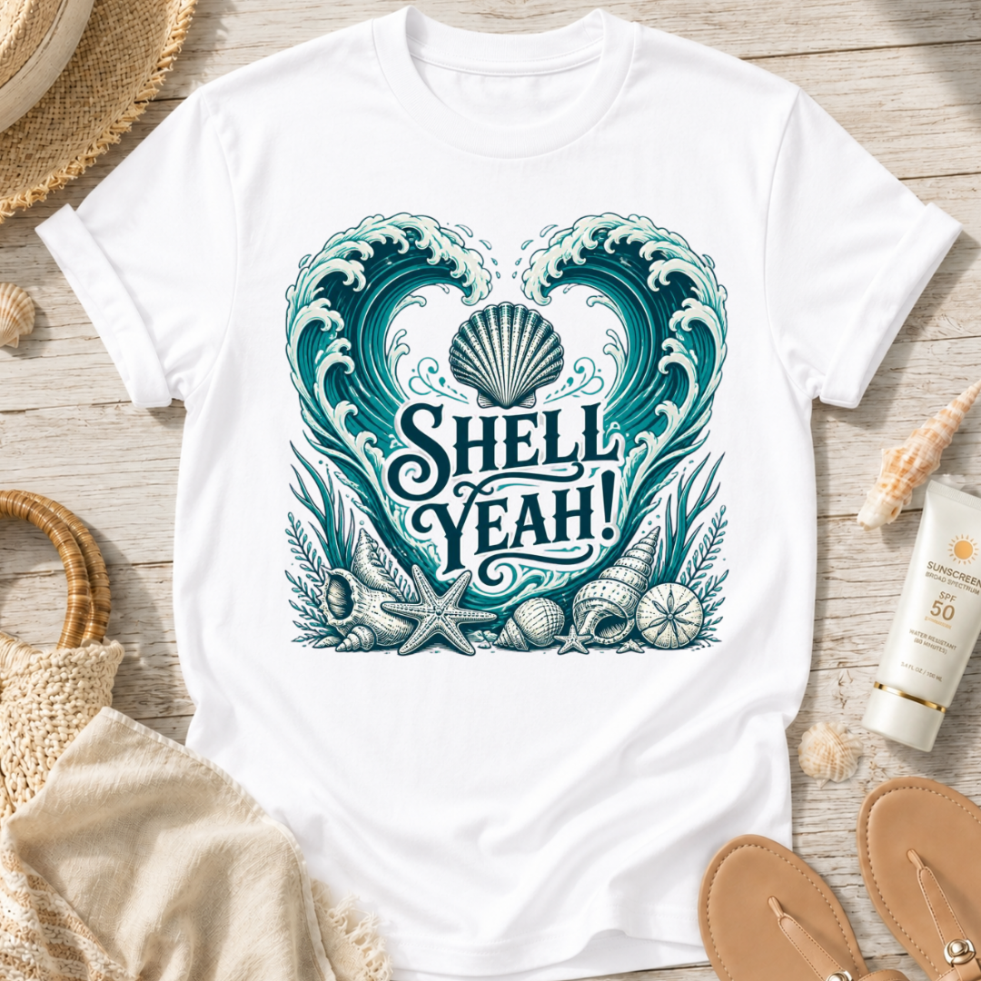 Shell Yeah Heart T‑Shirt