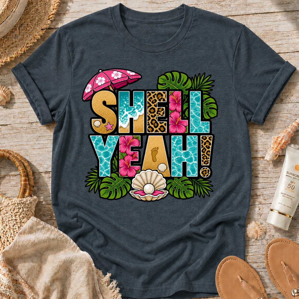 Shell Yeah! Tropical T‑Shirt