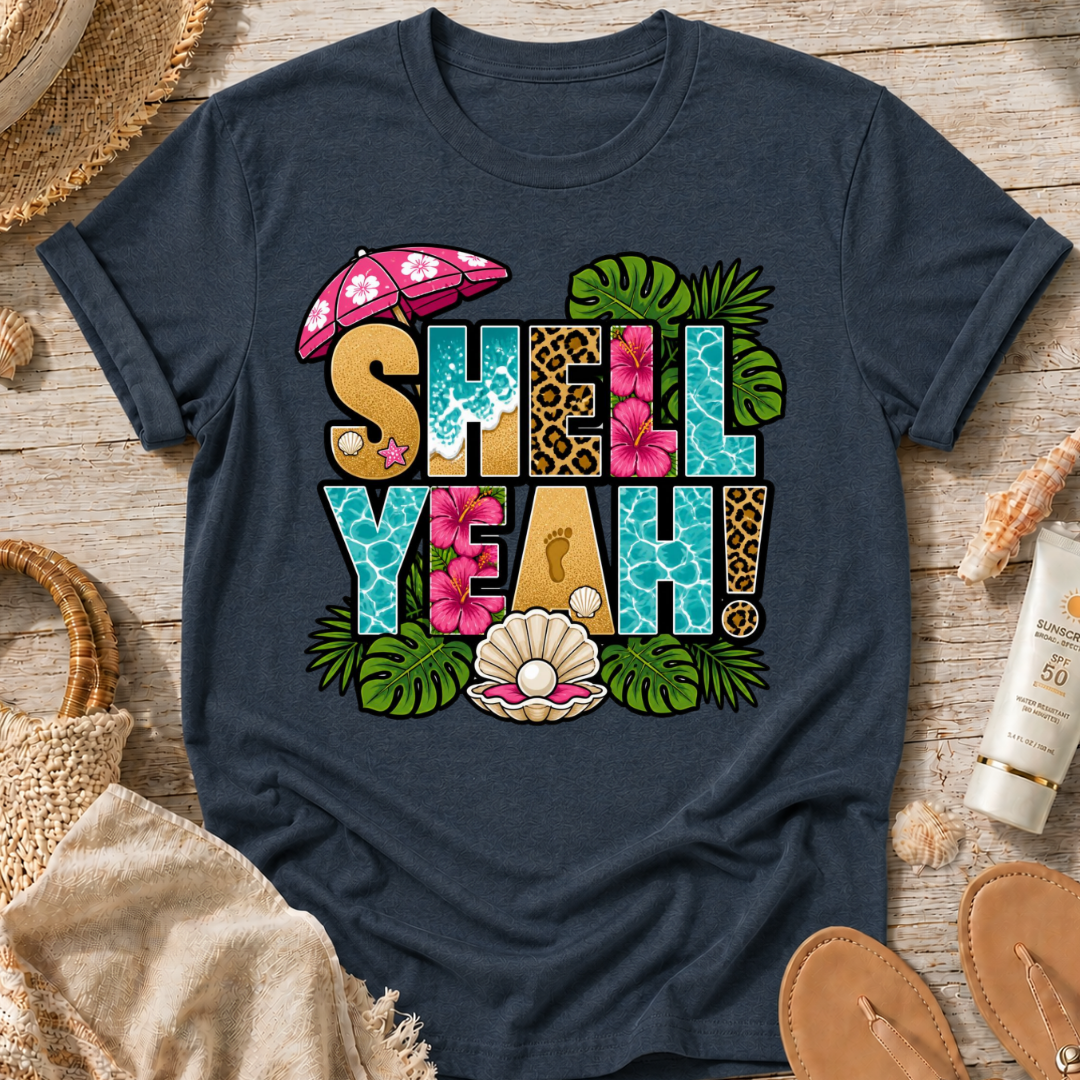 Shell Yeah! Tropical T‑Shirt