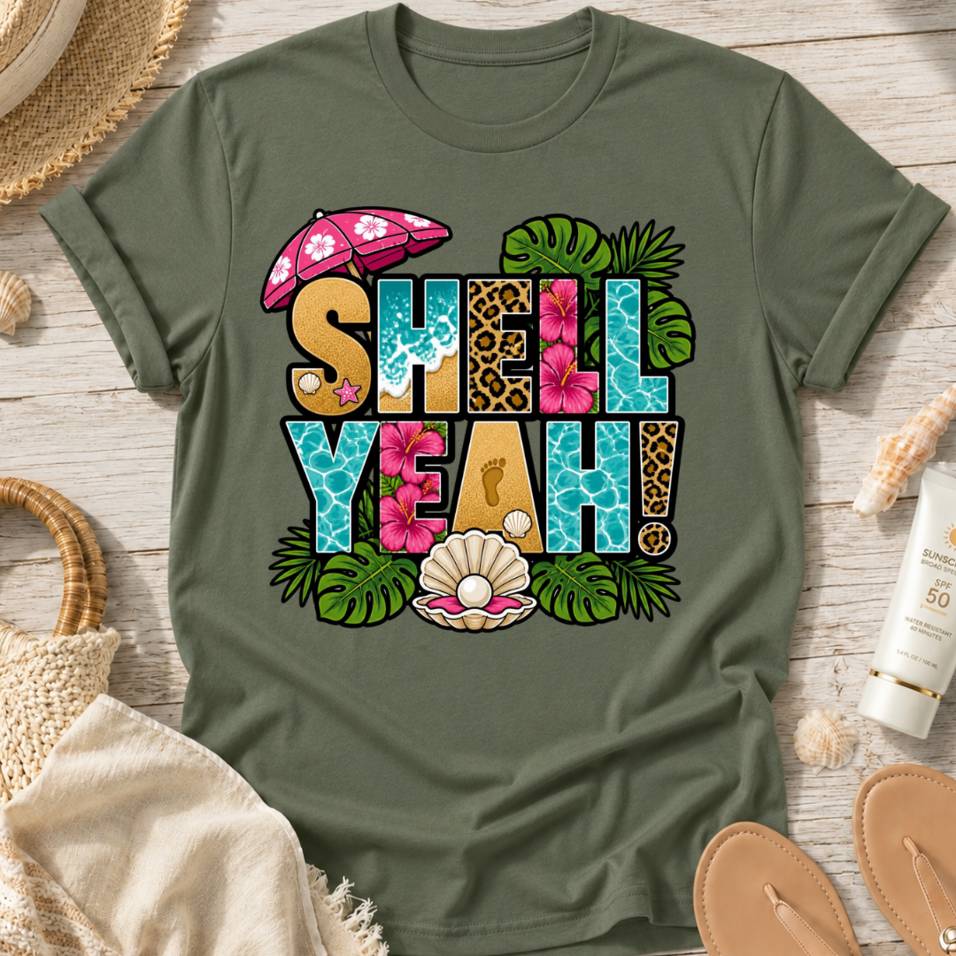 Shell Yeah! Tropical T‑Shirt