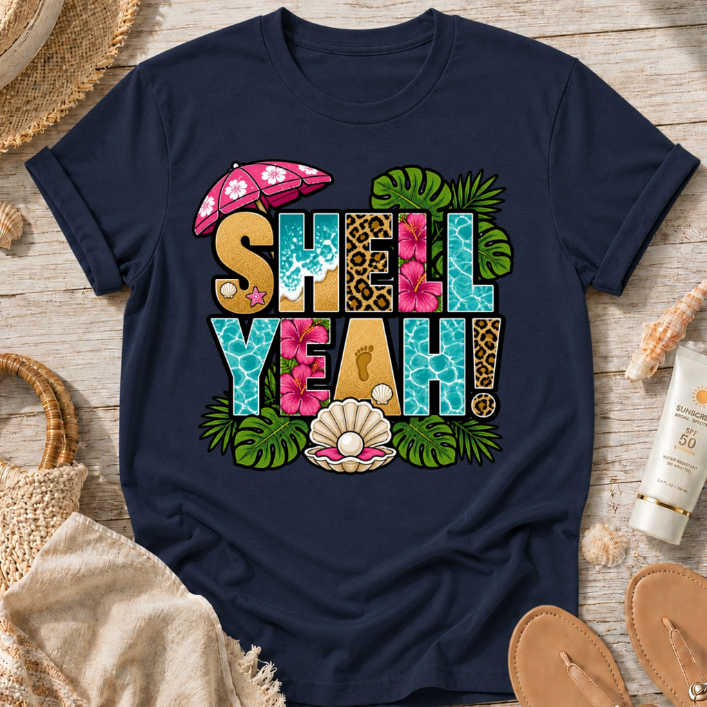 Shell Yeah! Tropical T‑Shirt