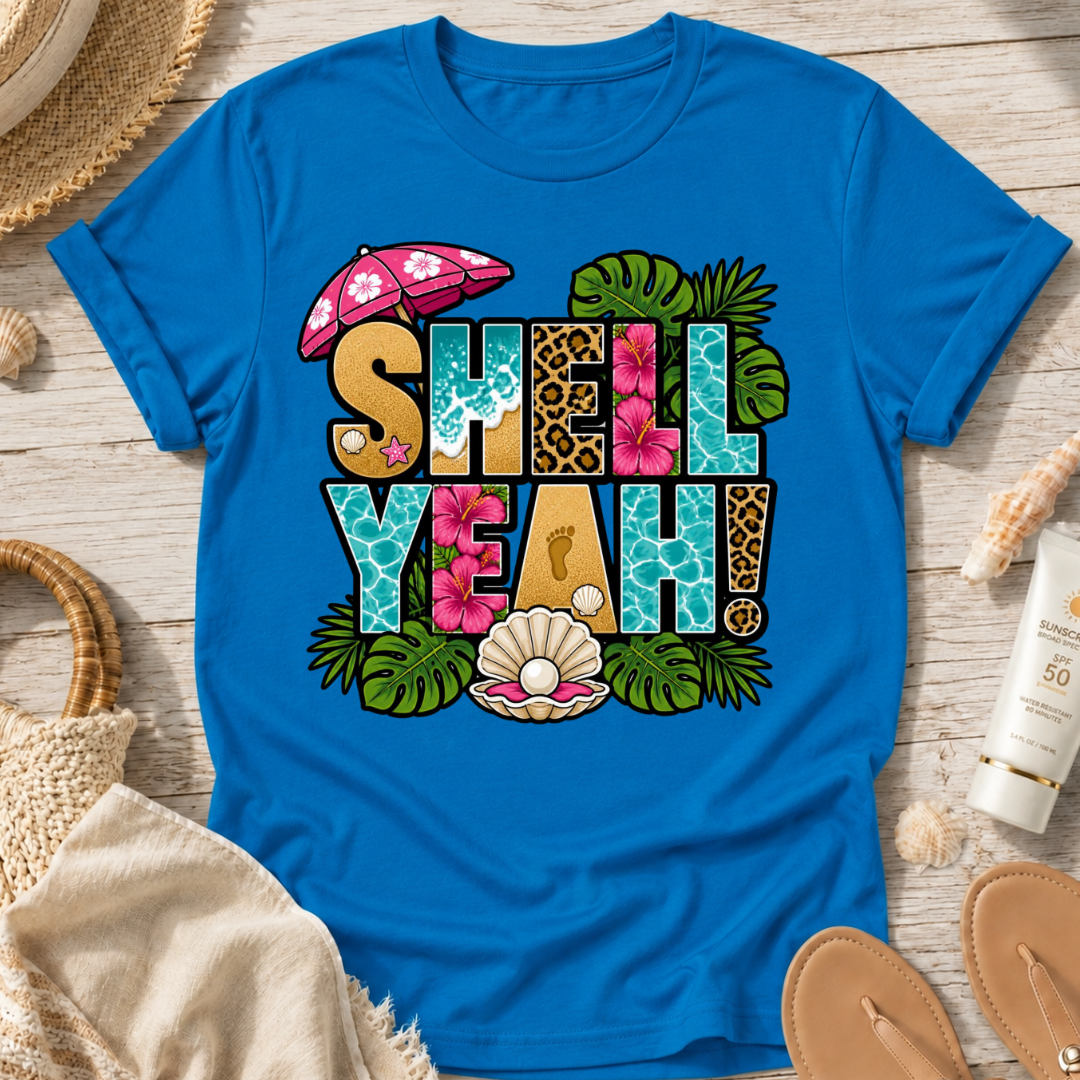 Shell Yeah! Tropical T‑Shirt