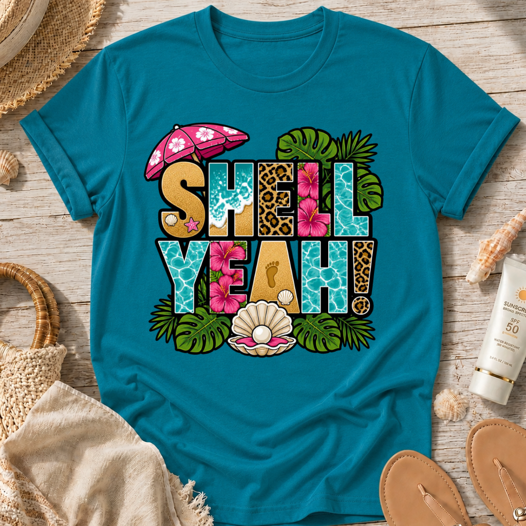 Shell Yeah! Tropical T‑Shirt