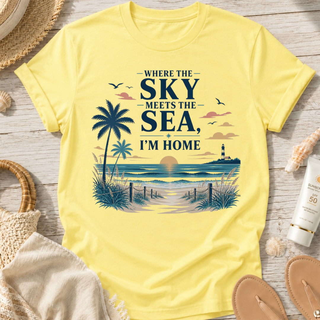 Where the Sky Meets the Sea T-Shirt