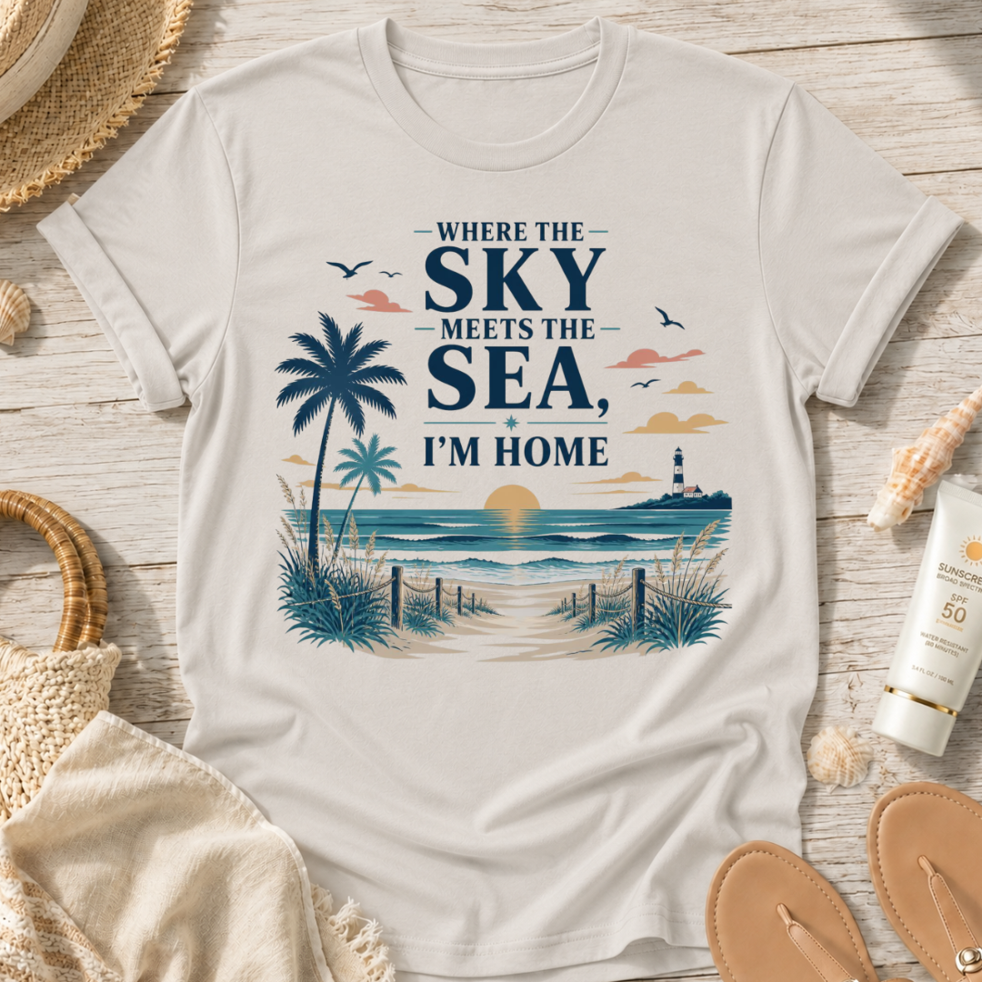 Where the Sky Meets the Sea T-Shirt