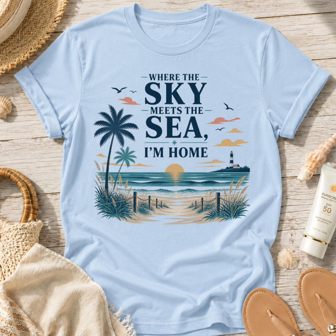 Where the Sky Meets the Sea T-Shirt