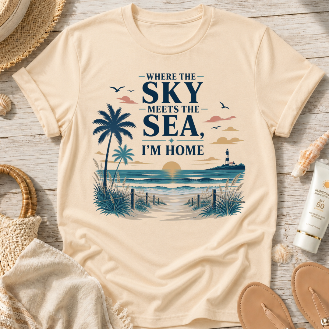 Where the Sky Meets the Sea T-Shirt