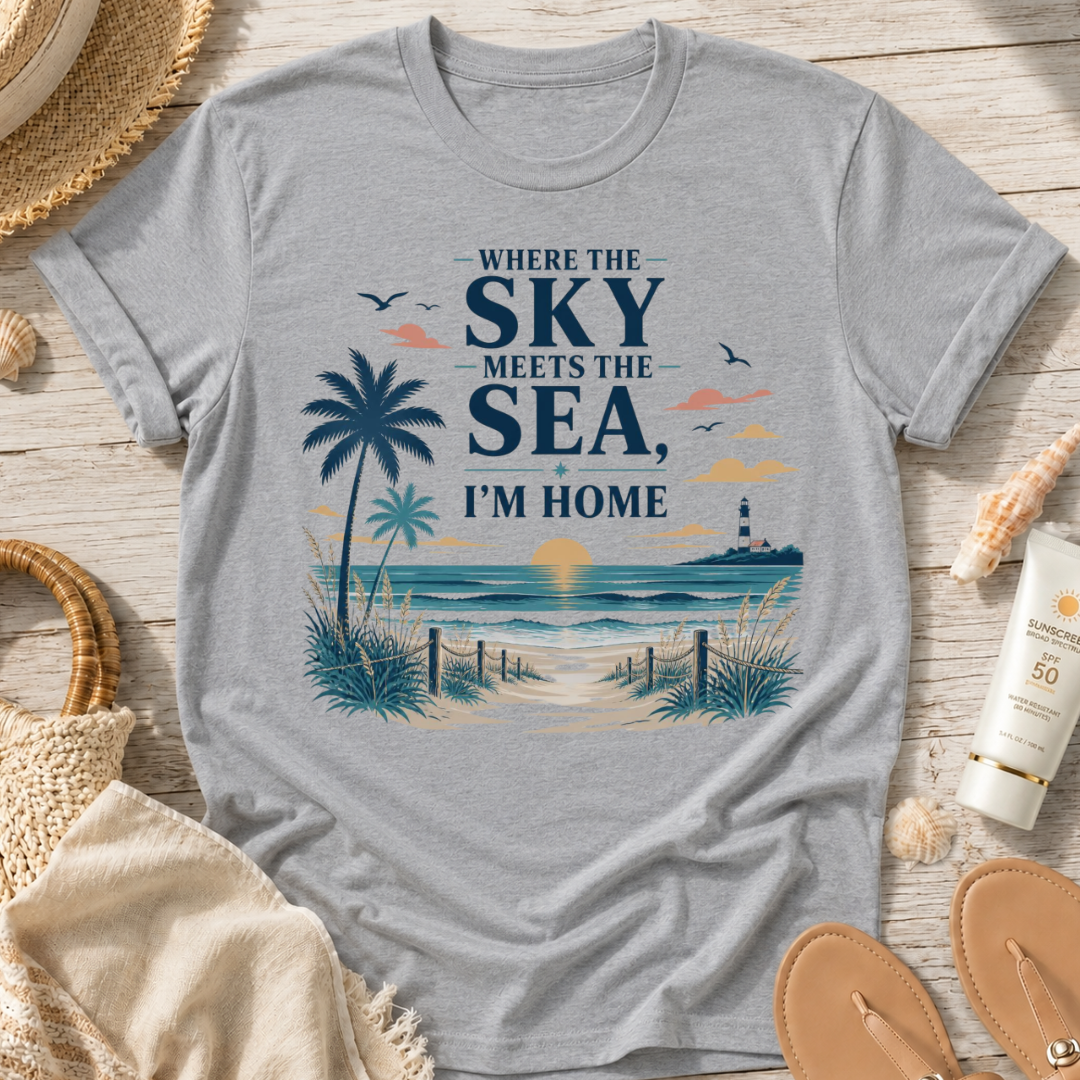 Where the Sky Meets the Sea T-Shirt