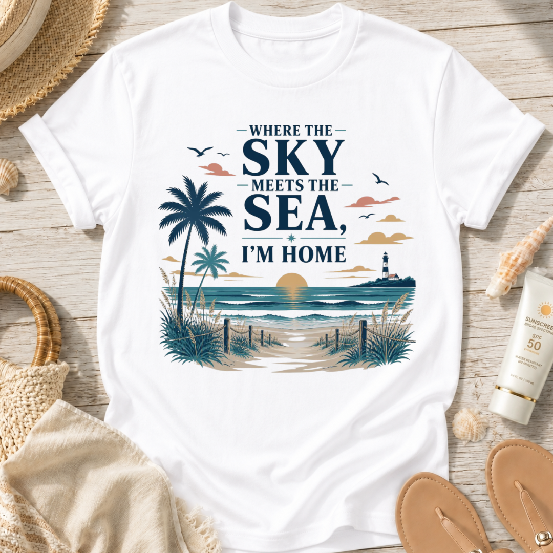 Where the Sky Meets the Sea T-Shirt