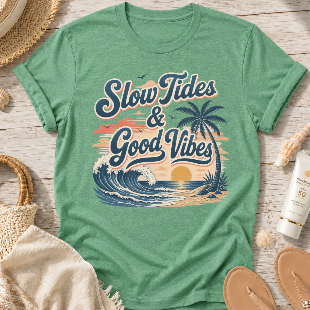 Slow Tides & Good Vibes T-Shirt