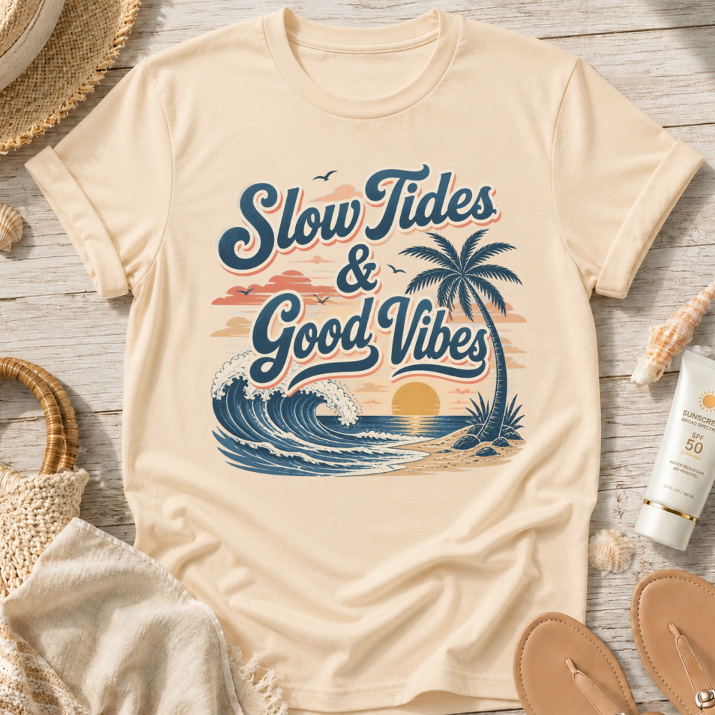 Slow Tides & Good Vibes T-Shirt