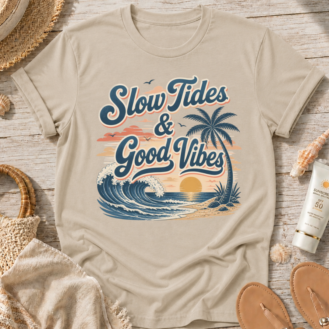 Slow Tides & Good Vibes T-Shirt