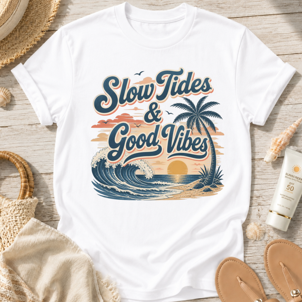 Slow Tides & Good Vibes T-Shirt