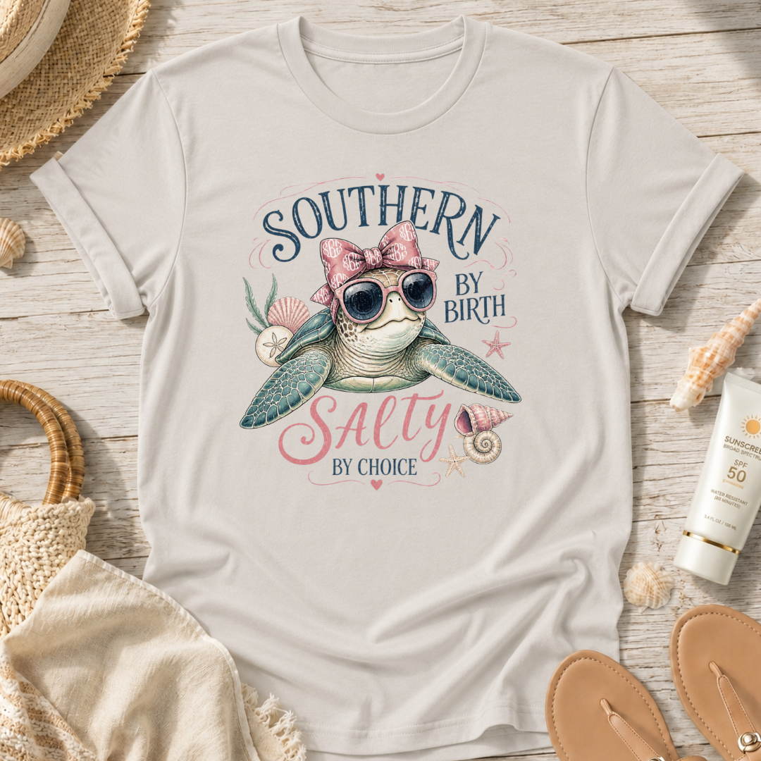 Southern By Birth, Salty by Choice T-Shirt