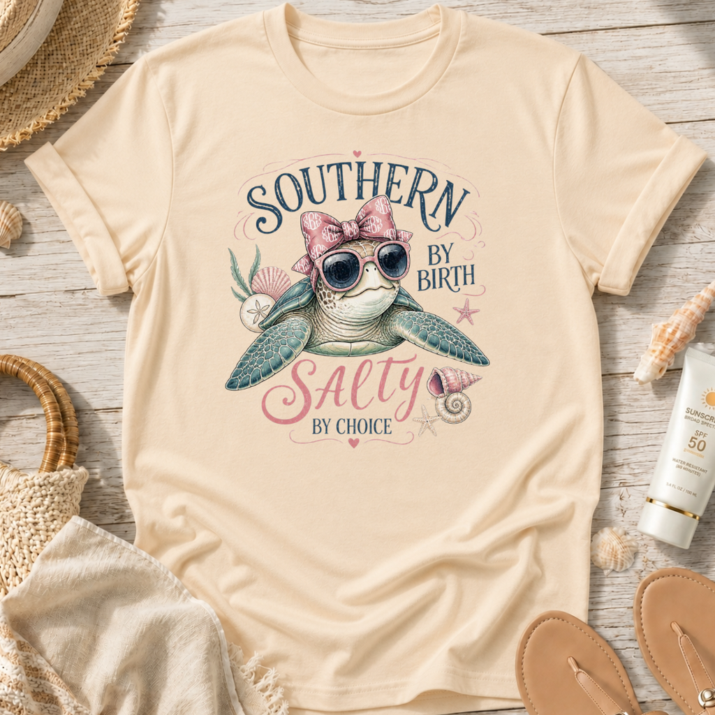 Southern By Birth, Salty by Choice T-Shirt