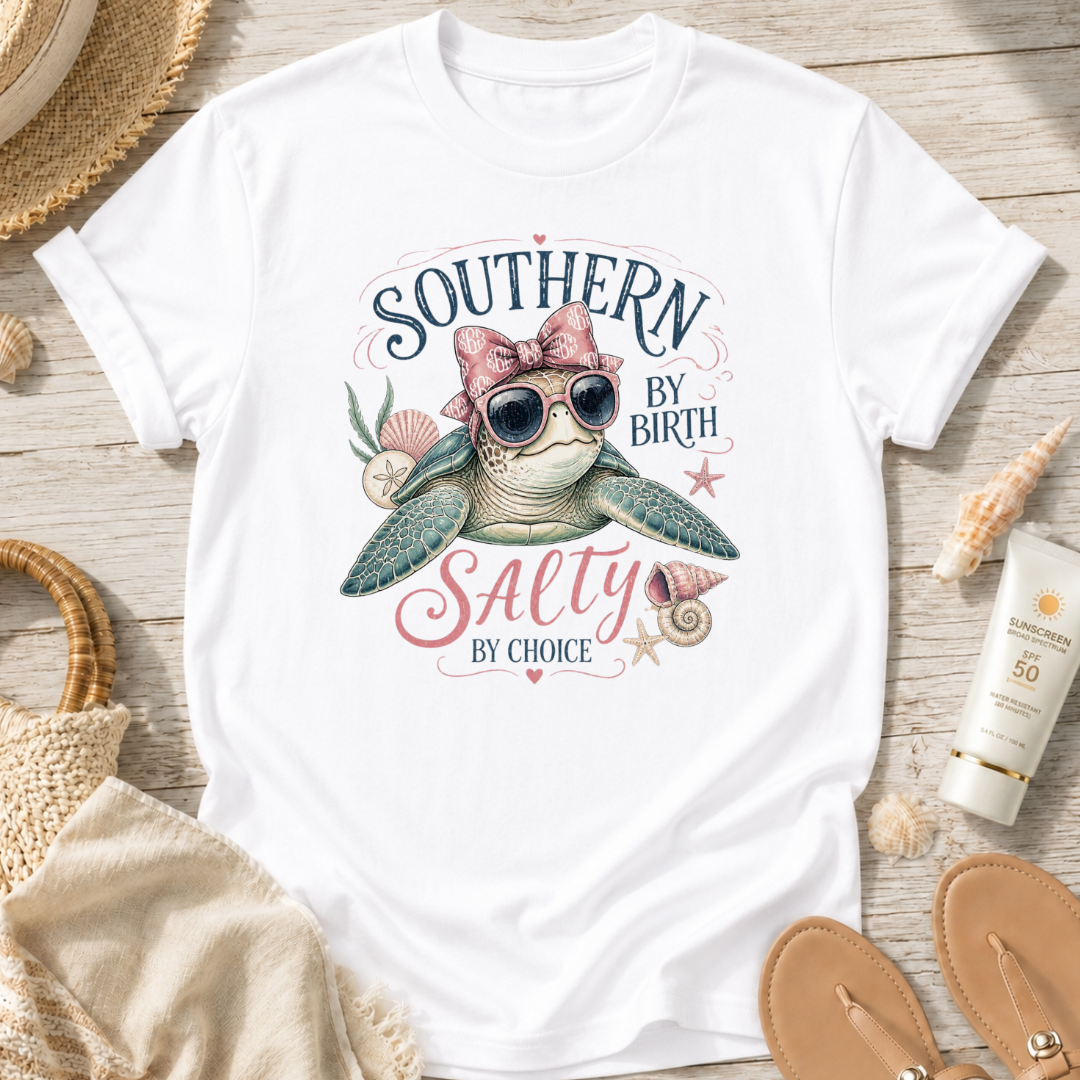 Southern By Birth, Salty by Choice T-Shirt