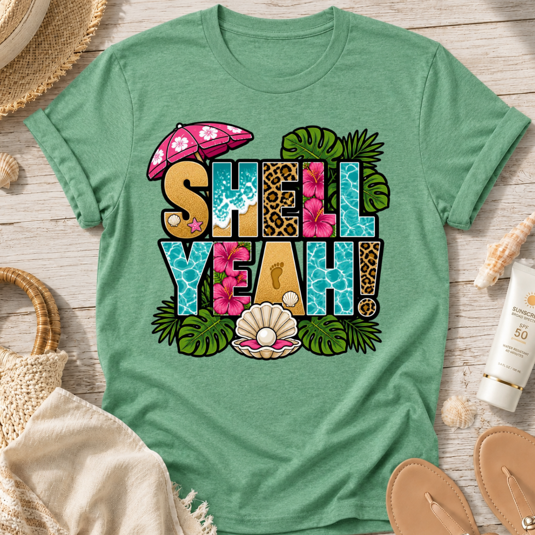 Shell Yeah! Tropical T‑Shirt