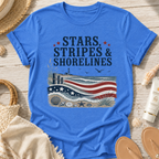Stars, Stripes & Shorelines US Flag T-Shirt