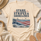 Stars, Stripes & Shorelines US Flag T-Shirt