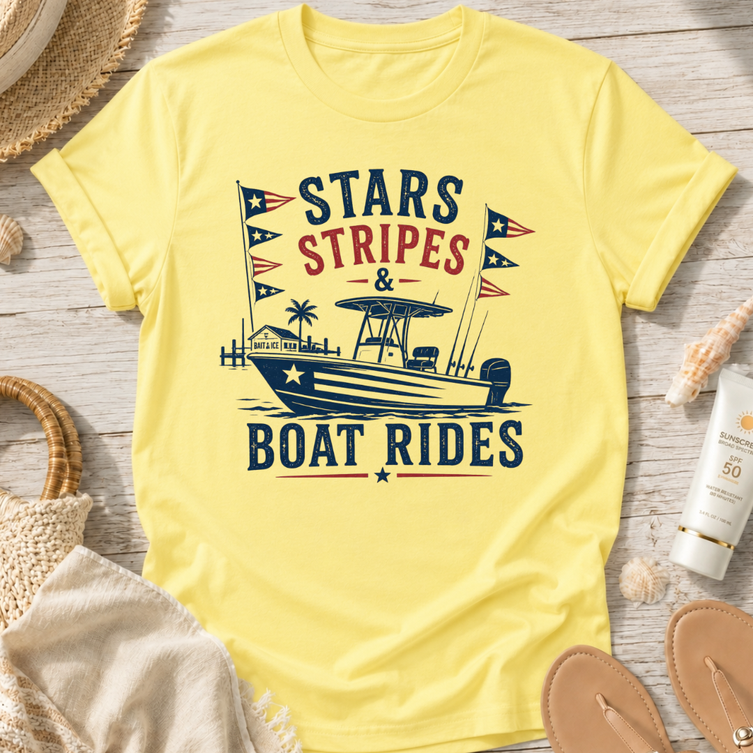 Stars Stripes & Boat Rides T-Shirt