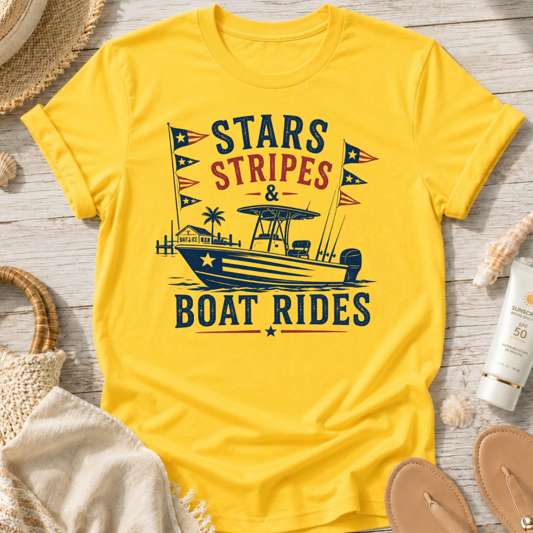Stars Stripes & Boat Rides T-Shirt