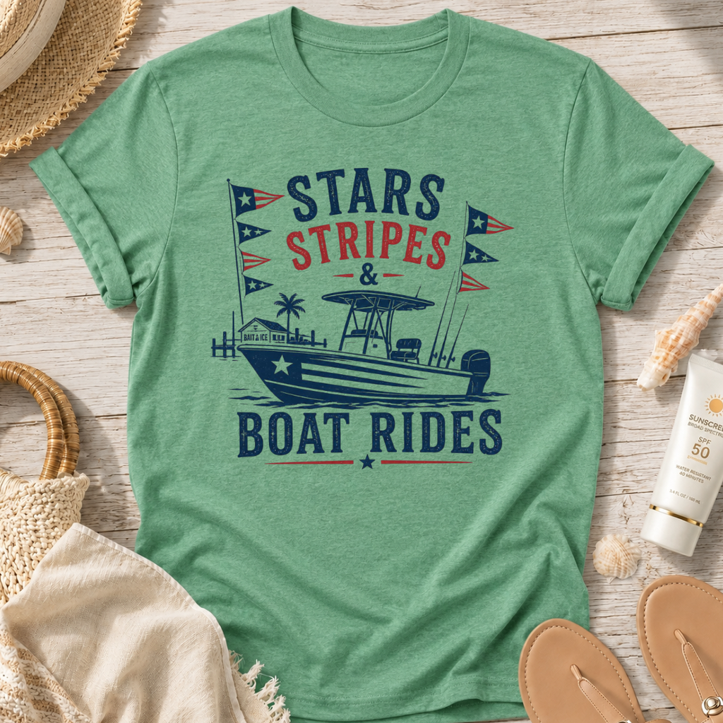 Stars Stripes & Boat Rides T-Shirt