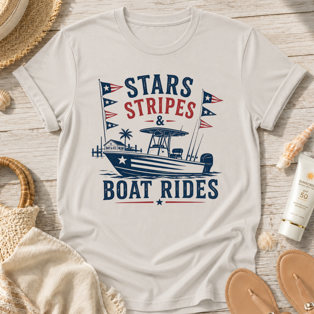 Stars Stripes & Boat Rides T-Shirt