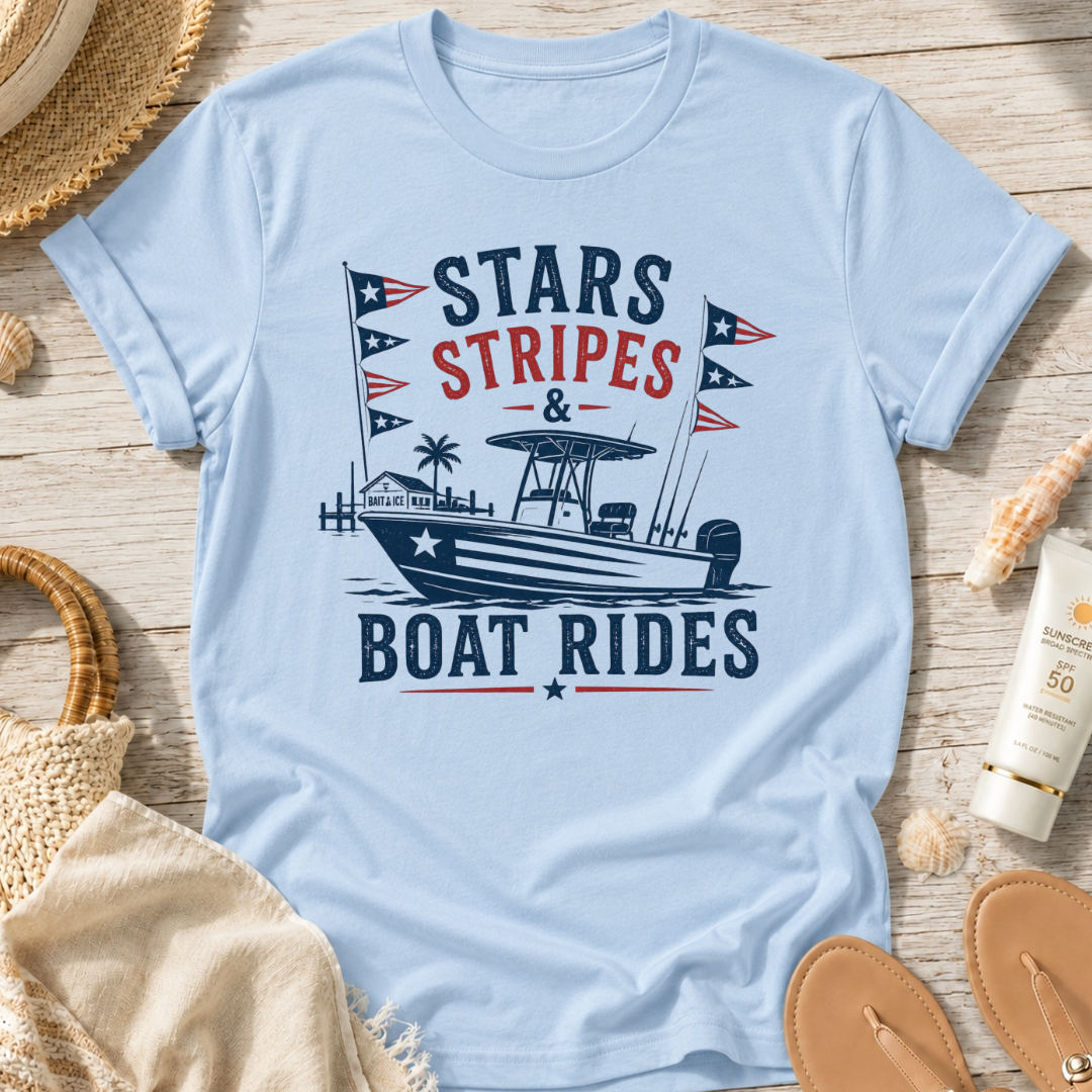 Stars Stripes & Boat Rides T-Shirt