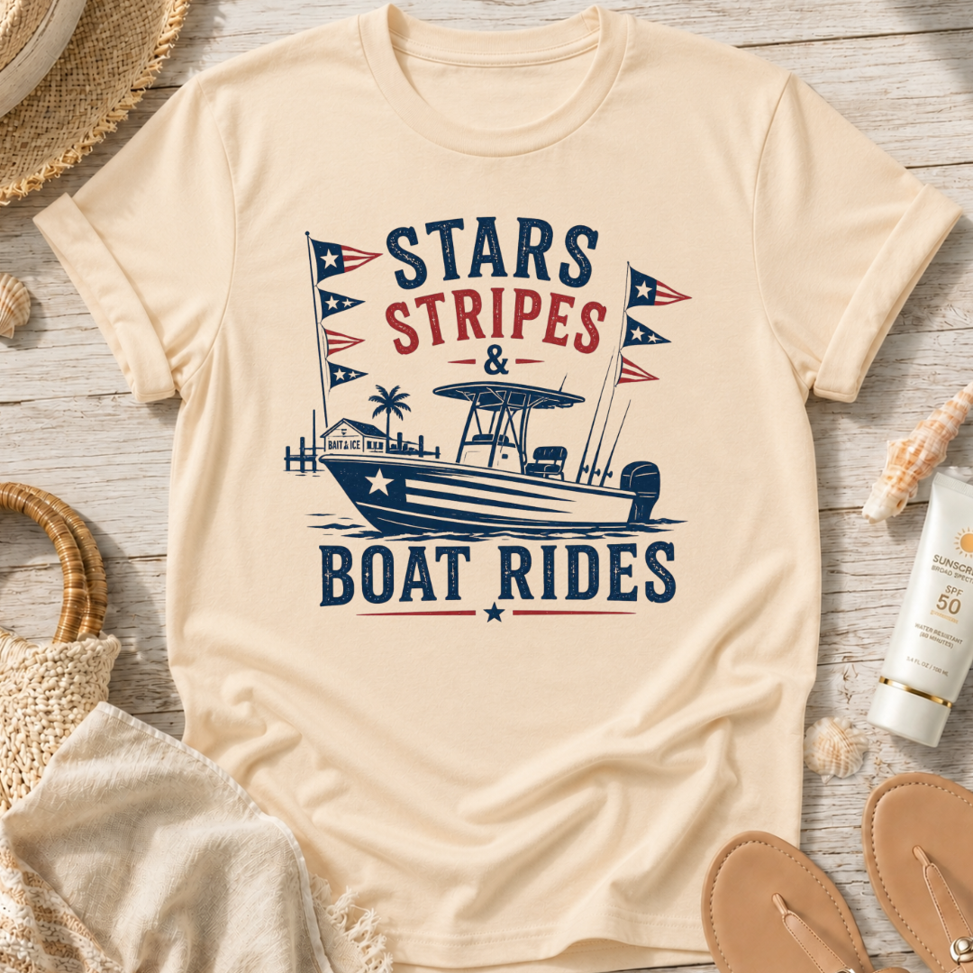 Stars Stripes & Boat Rides T-Shirt