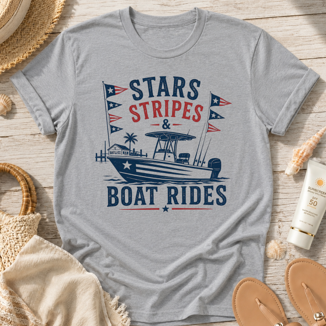 Stars Stripes & Boat Rides T-Shirt