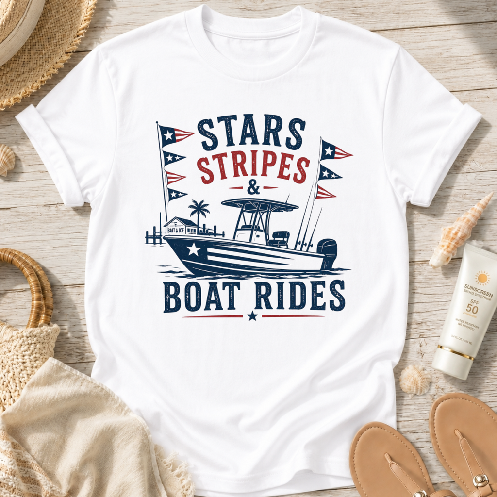 Stars Stripes & Boat Rides T-Shirt