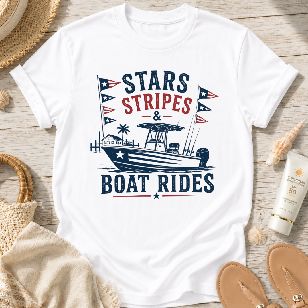Stars Stripes & Boat Rides T-Shirt