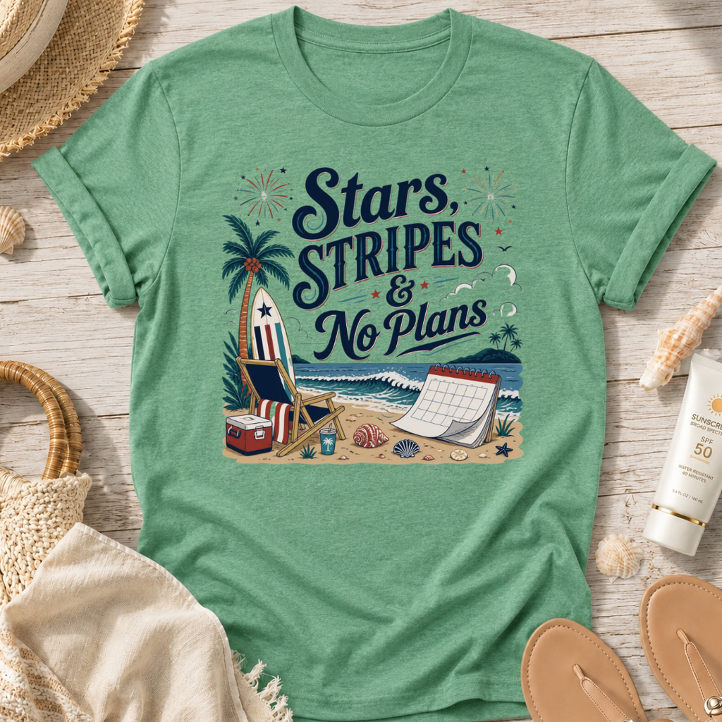 Stars, Stripes & No Plans T-Shirt