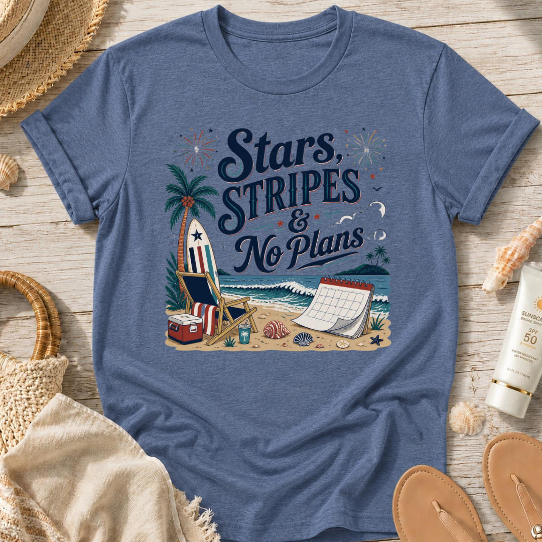Stars, Stripes & No Plans T-Shirt