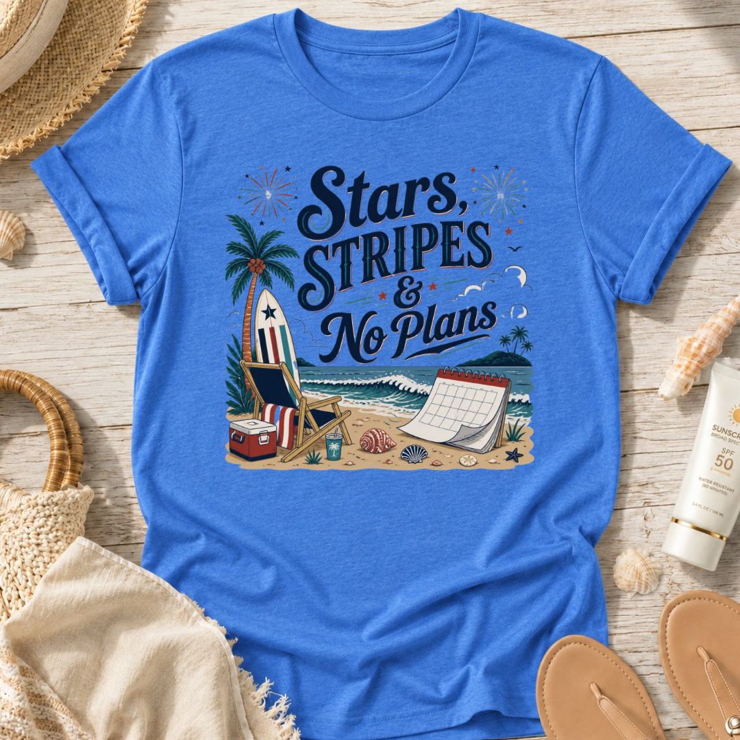 Stars, Stripes & No Plans T-Shirt