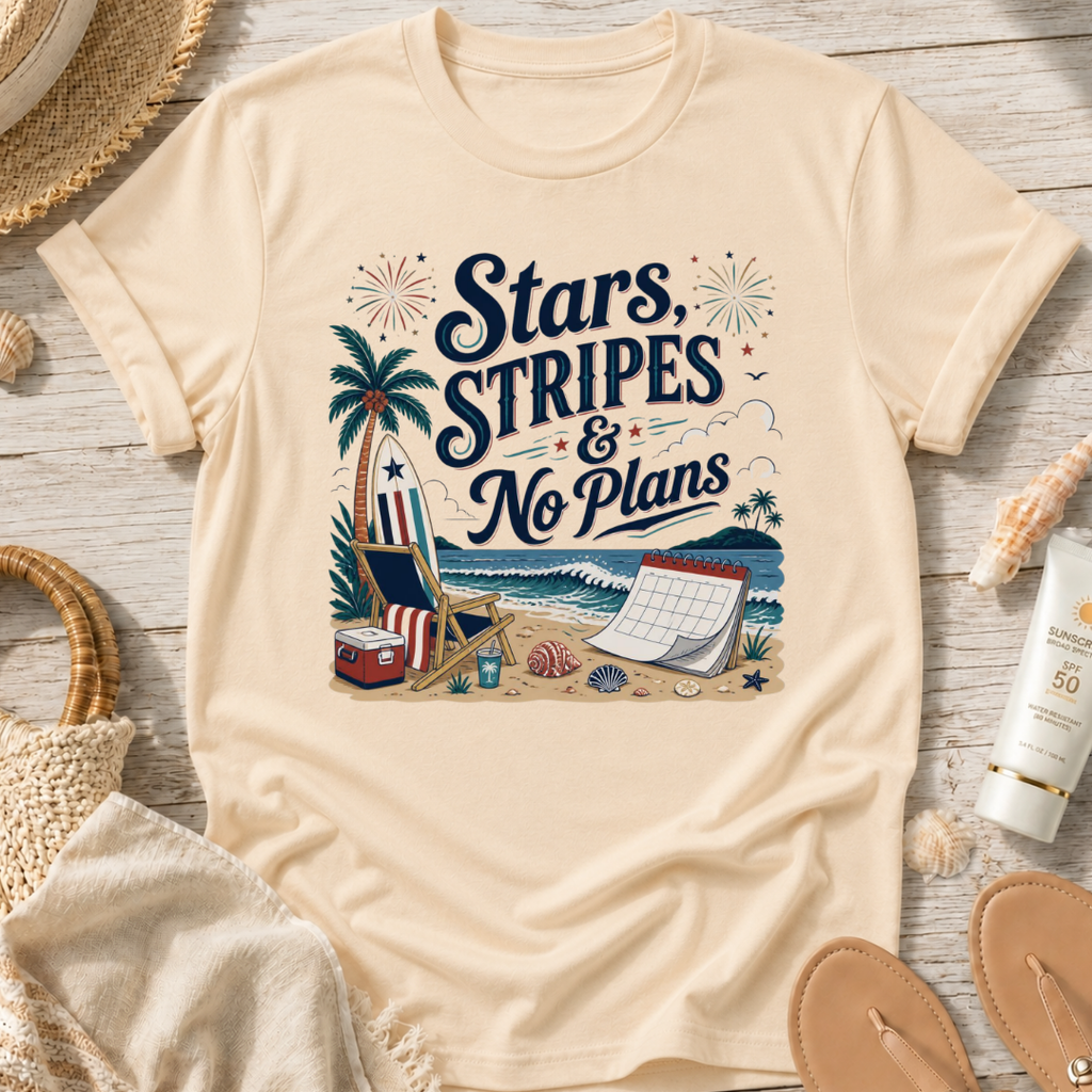 Stars, Stripes & No Plans T-Shirt