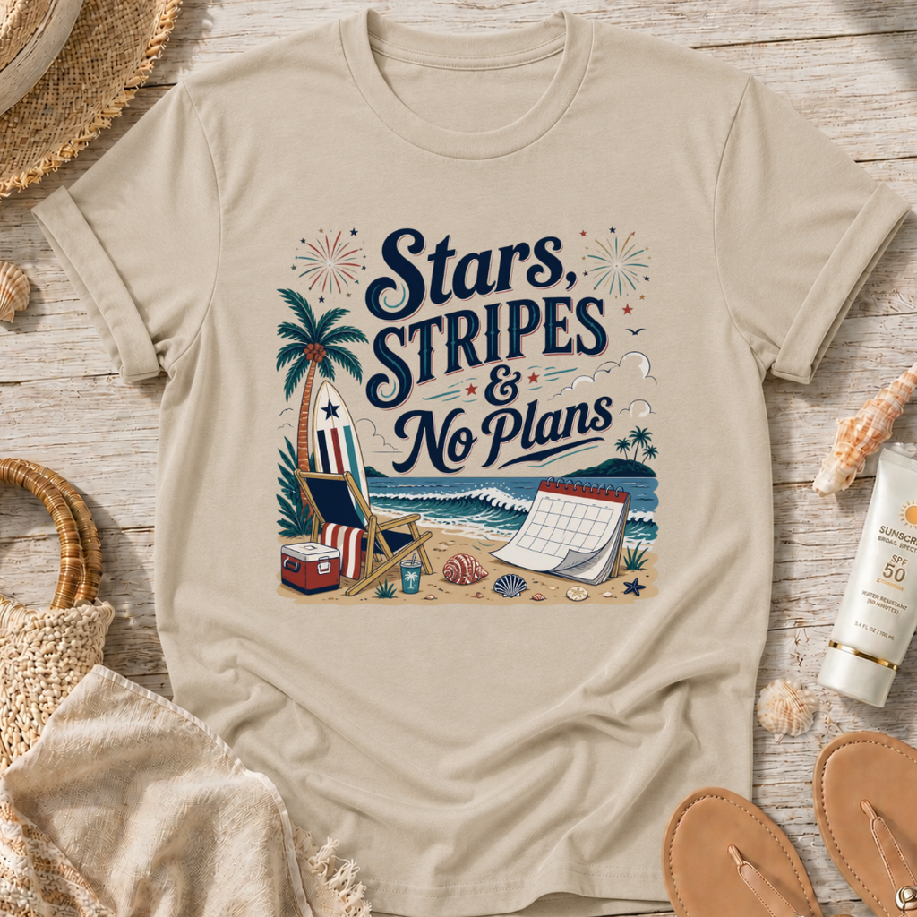 Stars, Stripes & No Plans T-Shirt