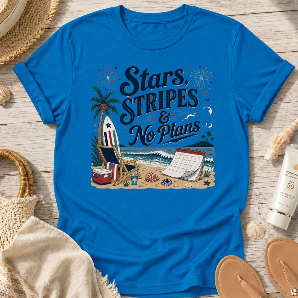 Stars, Stripes & No Plans T-Shirt