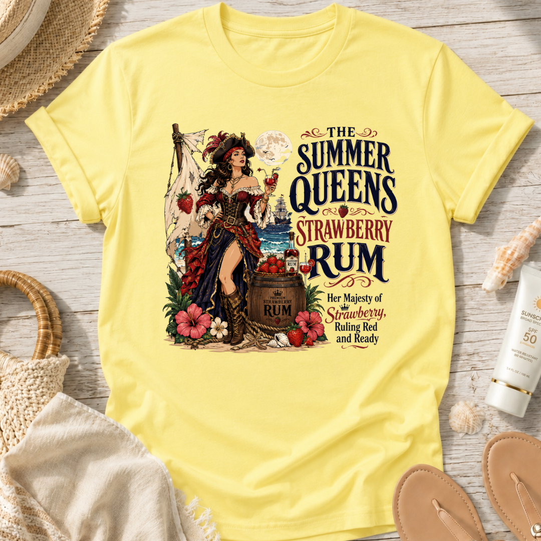 The Summer Queens Strawberry Rum T-Shirt