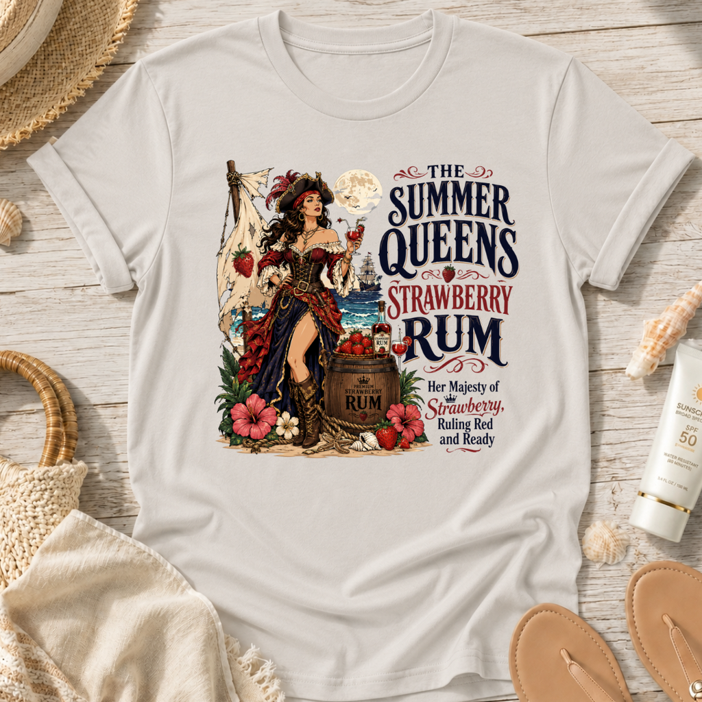 The Summer Queens Strawberry Rum T-Shirt