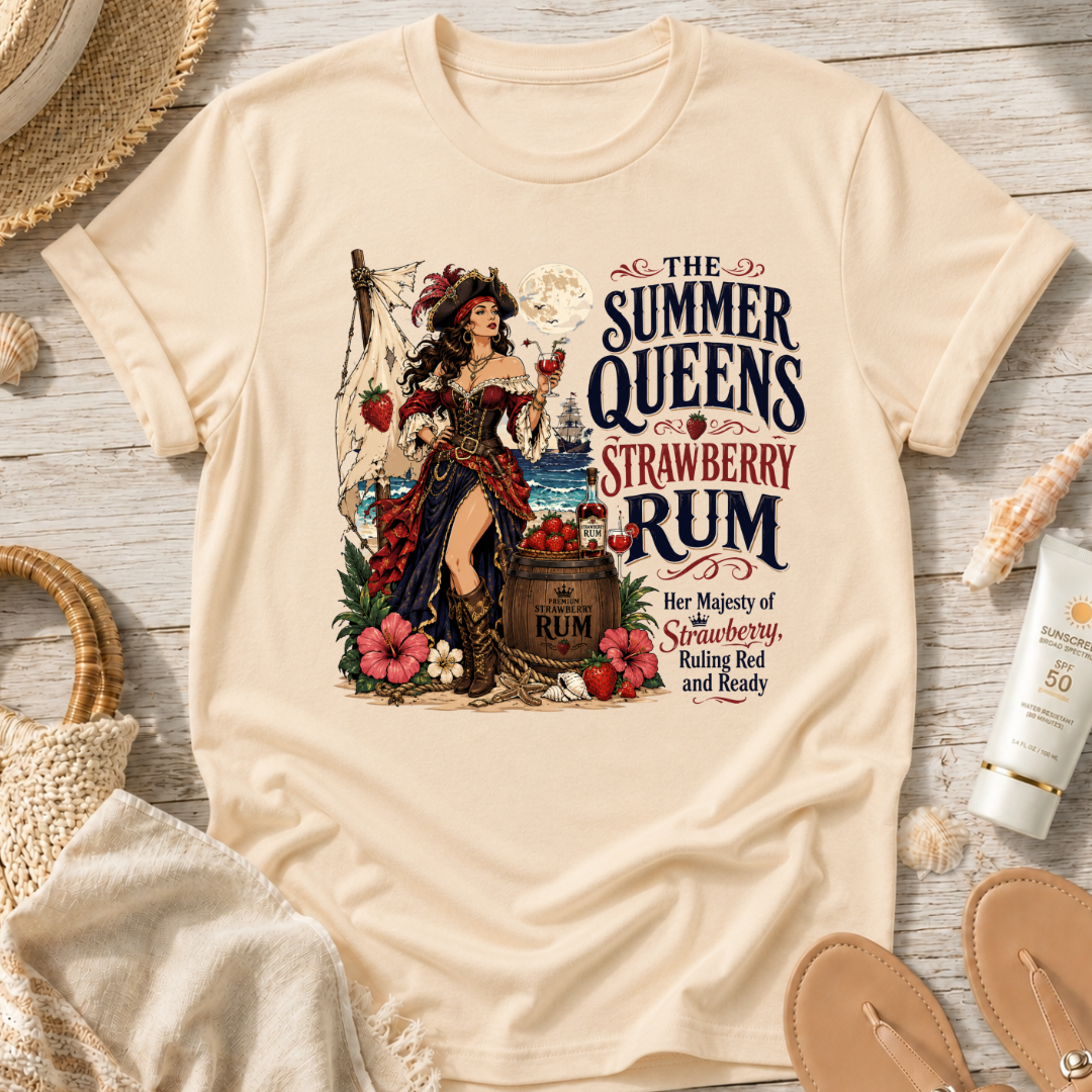 The Summer Queens Strawberry Rum T-Shirt