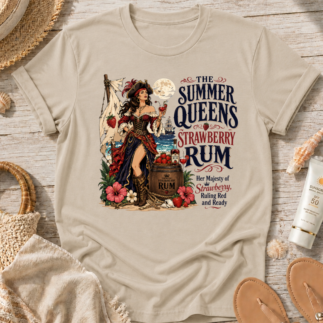 The Summer Queens Strawberry Rum T-Shirt