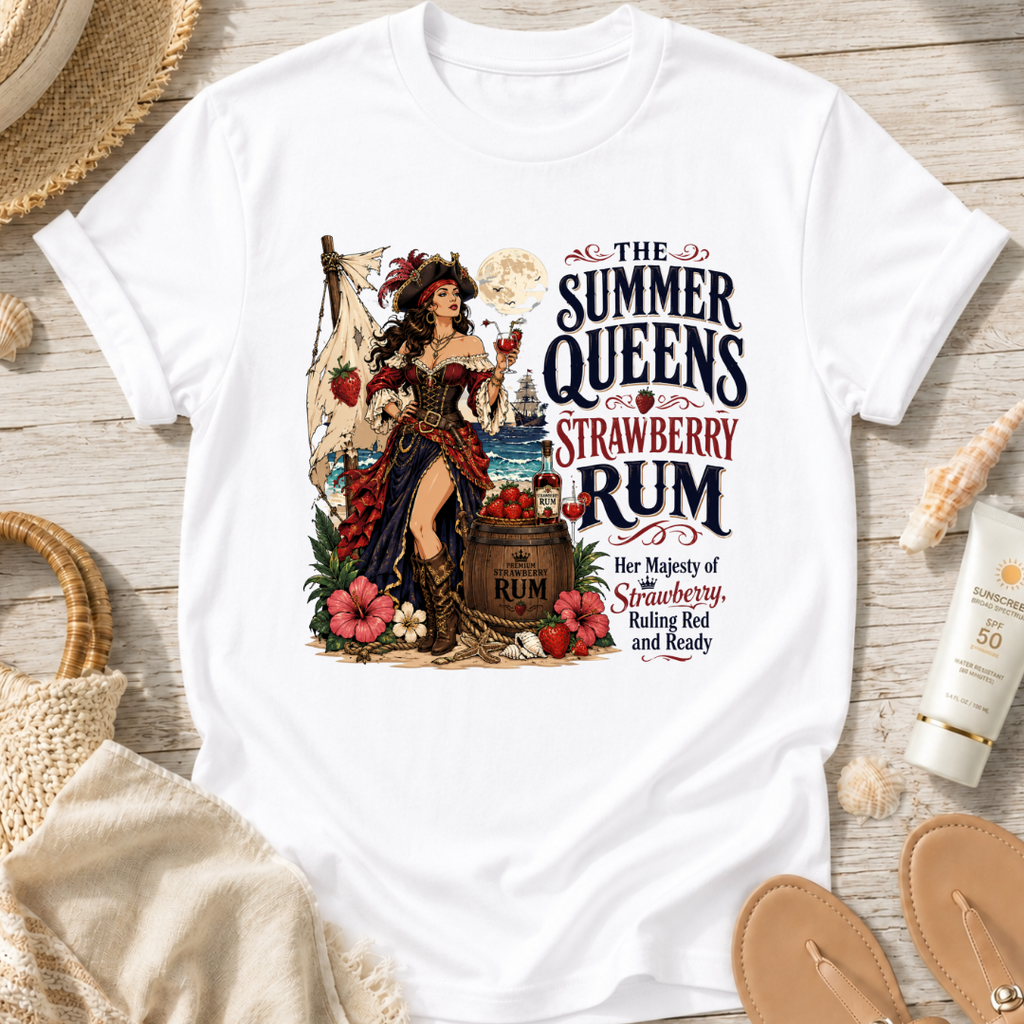 The Summer Queens Strawberry Rum T-Shirt