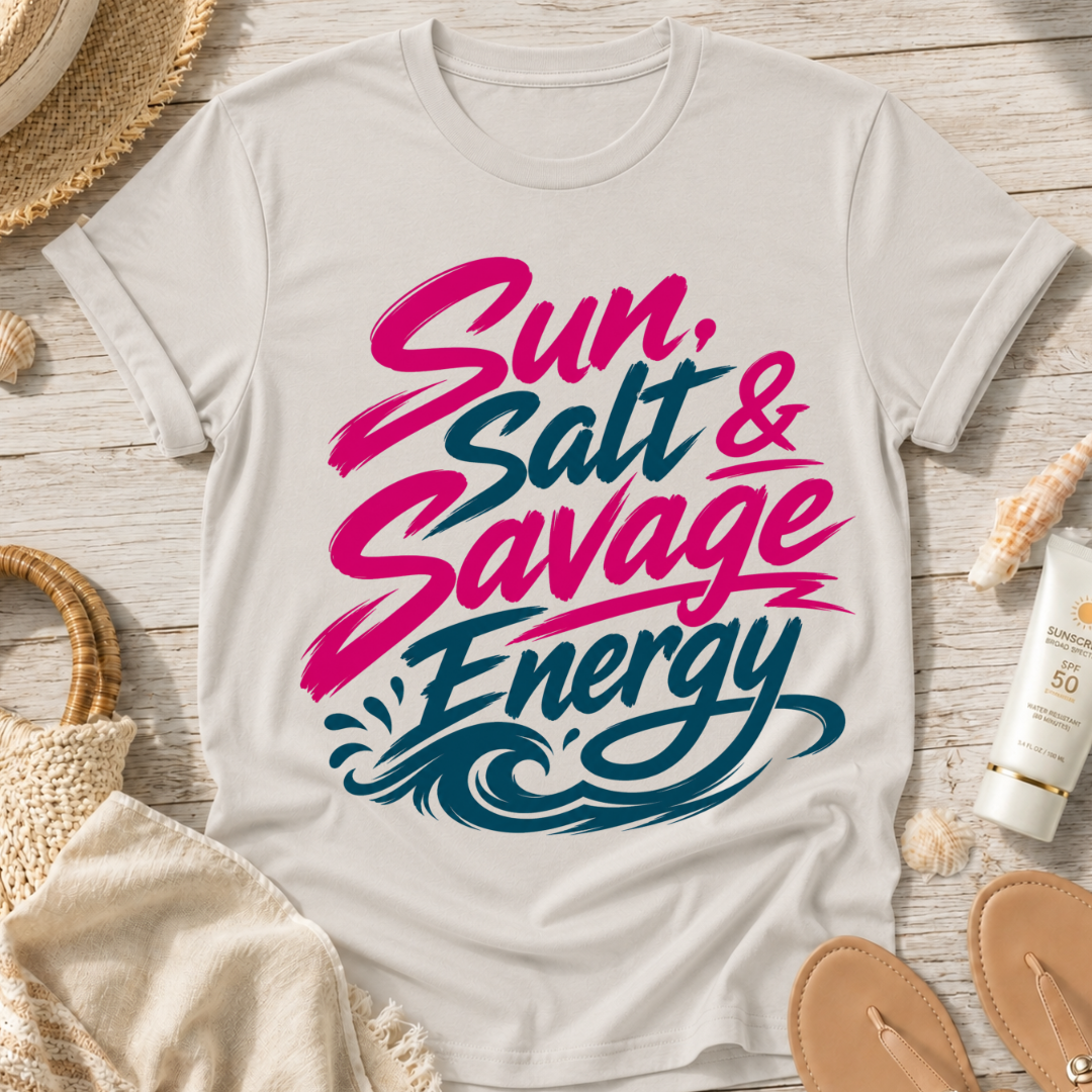 Sun, Salt & Savage Energy T-Shirt