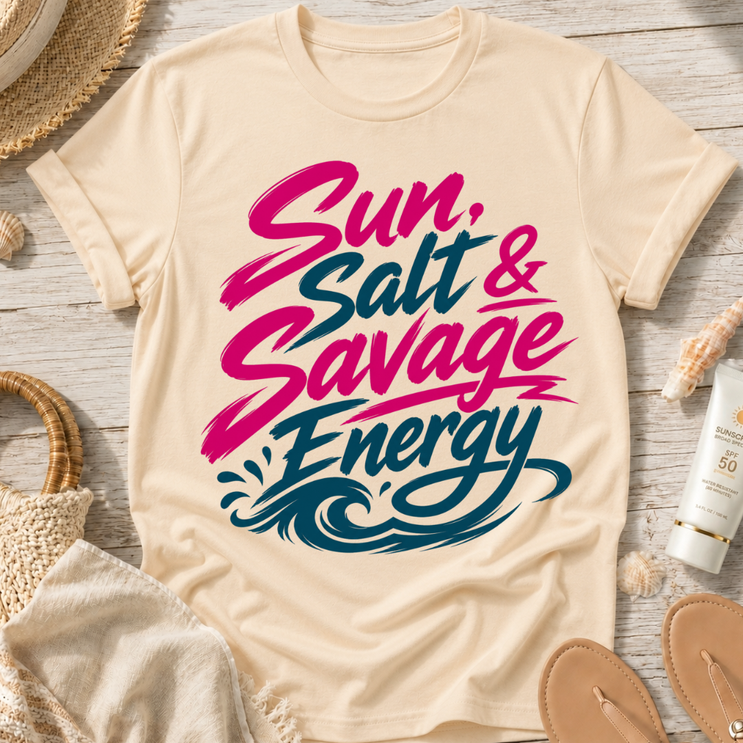 Sun, Salt & Savage Energy T-Shirt