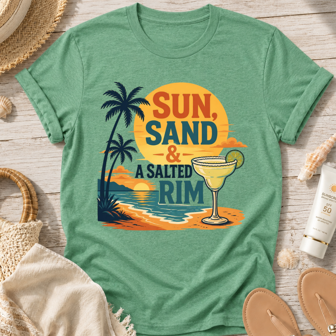 Sun, Sand & A Salted Rim T-Shirt