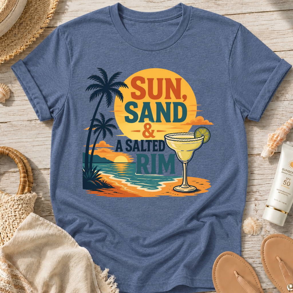 Sun, Sand & A Salted Rim T-Shirt