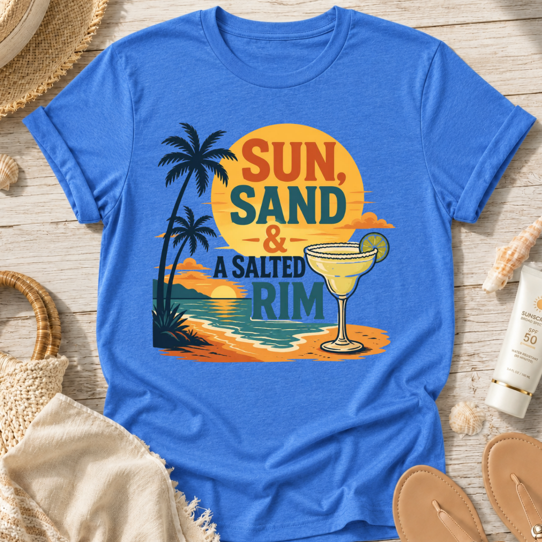 Sun, Sand & A Salted Rim T-Shirt
