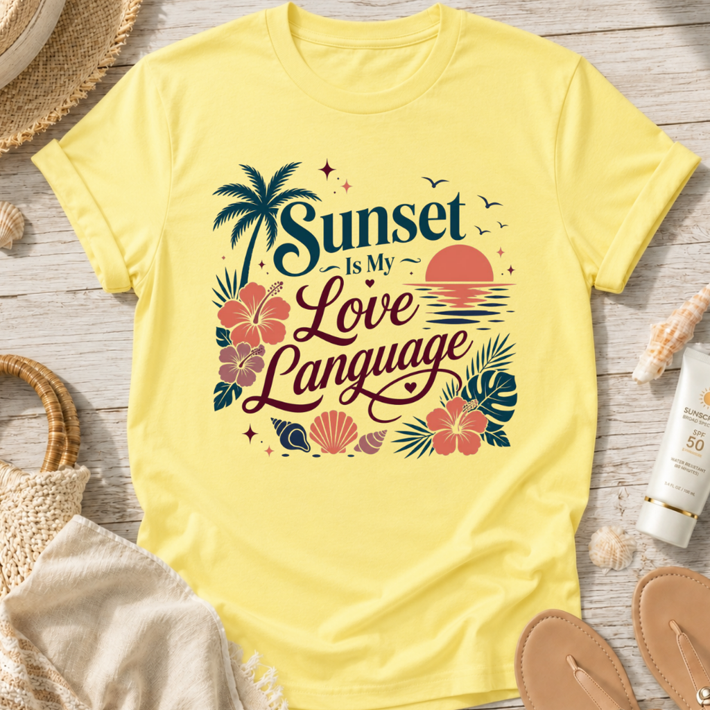 Sunset Is My Love Language T-Shirt