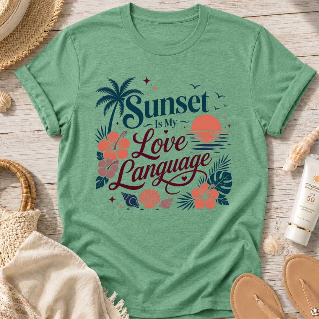 Sunset Is My Love Language T-Shirt